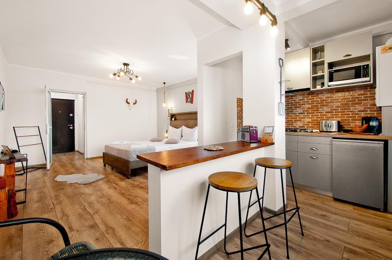 Wood&Steel Apartment Galaţi Dış mekan fotoğraf
